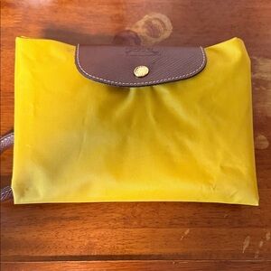 Longchamp Yellow Foldable Tote